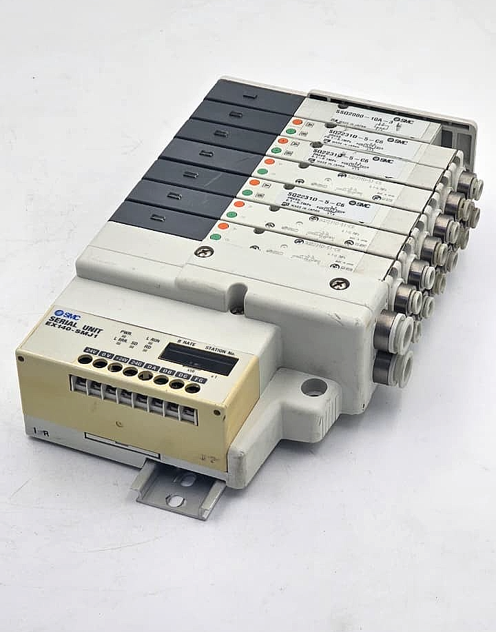 SMC EX140SMJ1 Serial Unit with SMC Solenoid Valve Bank | Made in Japan0
