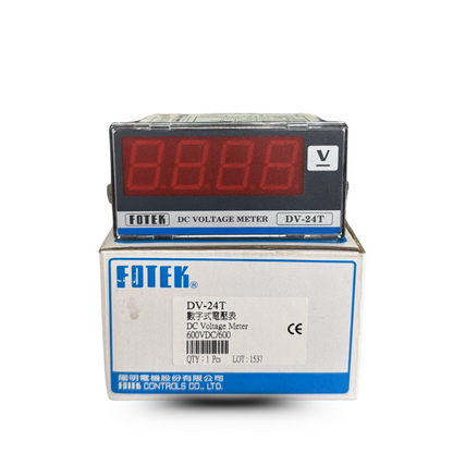 Fotek DV24T DC Voltage Meter – 1080V Range | ±0.1% High Accuracy | Industrial6