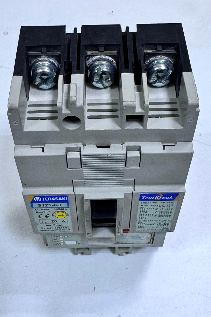 Terasaki | S125NJ | Circuit Breaker | 20A | Used | Free Shipping5