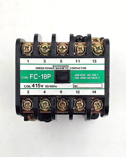 Matsushita Green Power FC-18P Magnetic Contactor 415V  ( 1 pcs )1