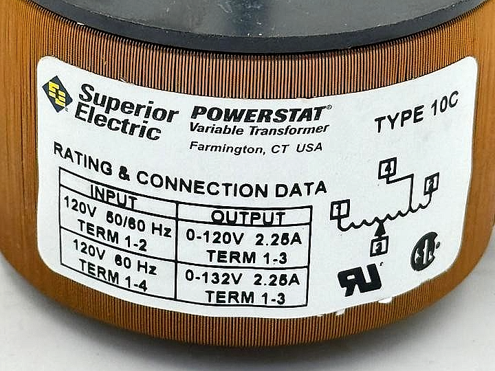 Superior Electric 10C Powerstat Variable Transformer | Made in USA ( 1 pcs )3