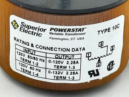 Superior Electric 10C Powerstat Variable Transformer | Made in USA ( 1 pcs )3