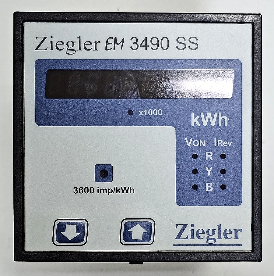 Ziegler | Ziegler EM 3490 SS | Multifunction Power Meter | 5A 415V1