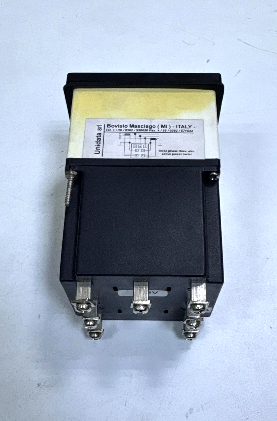 F.C. Misure | WQE721 | Analog Panel Power Meter – 5A Input, 0–90 Scale Range5