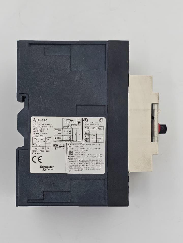 Telemecanique |Square D | GV3ME06/1 11.6A | Motor Circuit Breaker |  France3