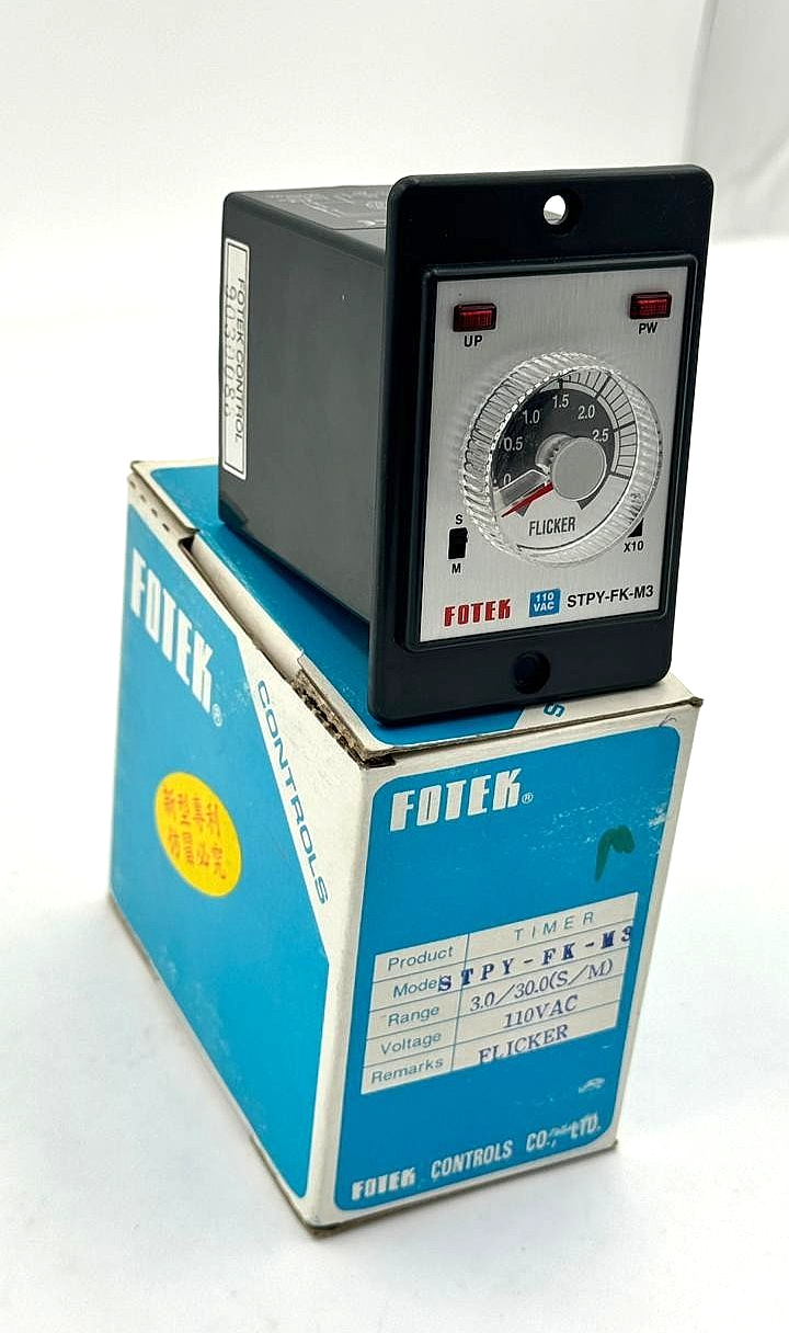 Fotek STPYFKM3 110VAC Industrial Timer Relay | Made in Taiwan0