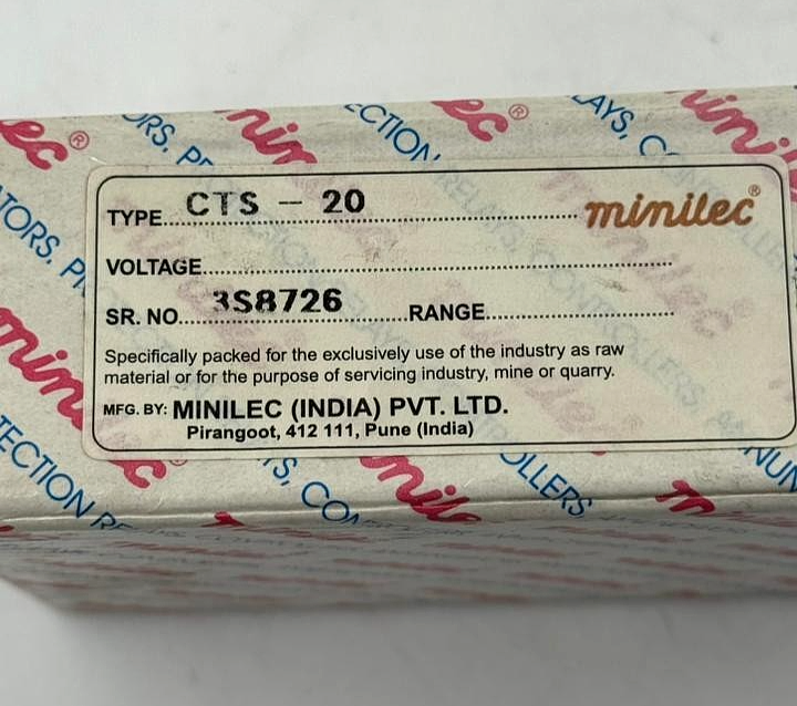 Minilec CTS 20 Current Converter | 20A | Made in India ( 1 pcs)8