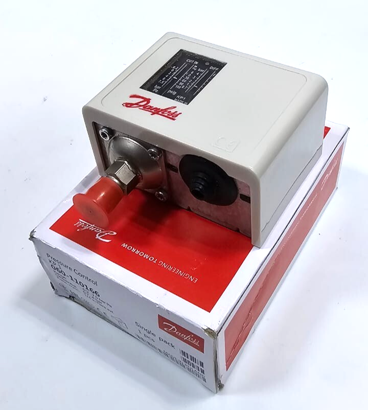 Danfoss KP1 Pressure Control Switch | 060110166 | 0.2 to 7.5 Bar Range | 1/4"0