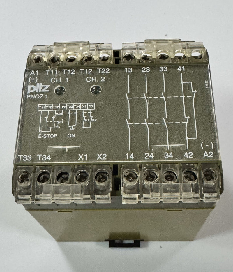 Pilz PNOZ 1 Safety Relay | 24V DC | 3NO Contacts | 240V/8A | Made in Germany0