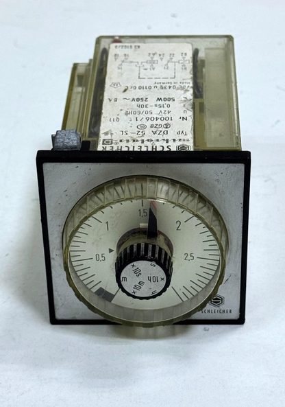 Schleicher Mikroais  DZA 52SL Electromechanical Timer Relay, 42V | German Made6