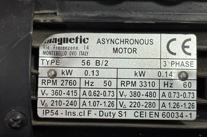 Magnetic | MM80 SP | DCMotor| Made in Italy | 3.2 kW  | 400V | 2840 RPM13