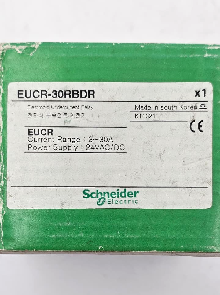 Samwha EUCR30RBDR Electronic Under Current Relay | 3–30A | 24VAC/DC6