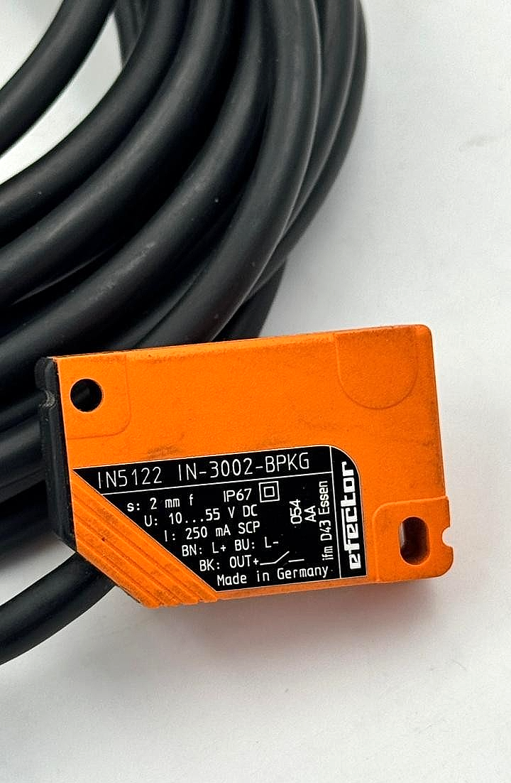 IFM Electronic IN5122 IN3002BPKG Proximity Sensor | Made in Germany2