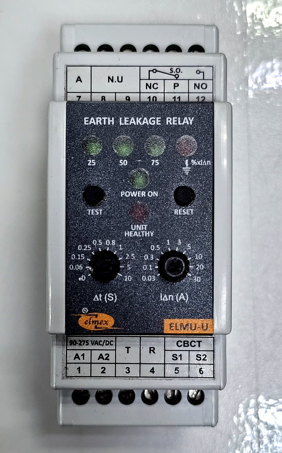 Elmex ELMUU | Earth Leakage Monitoring Unit 30A | 275 VACFast Shipping2