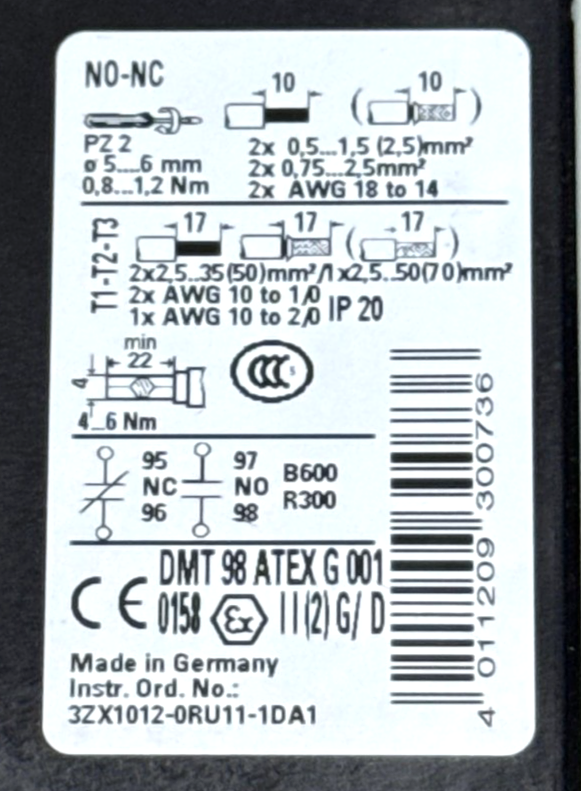 Siemens | SIRIUS 3RU11464EB0 | Overload Relay | 32A | Made in Germany5