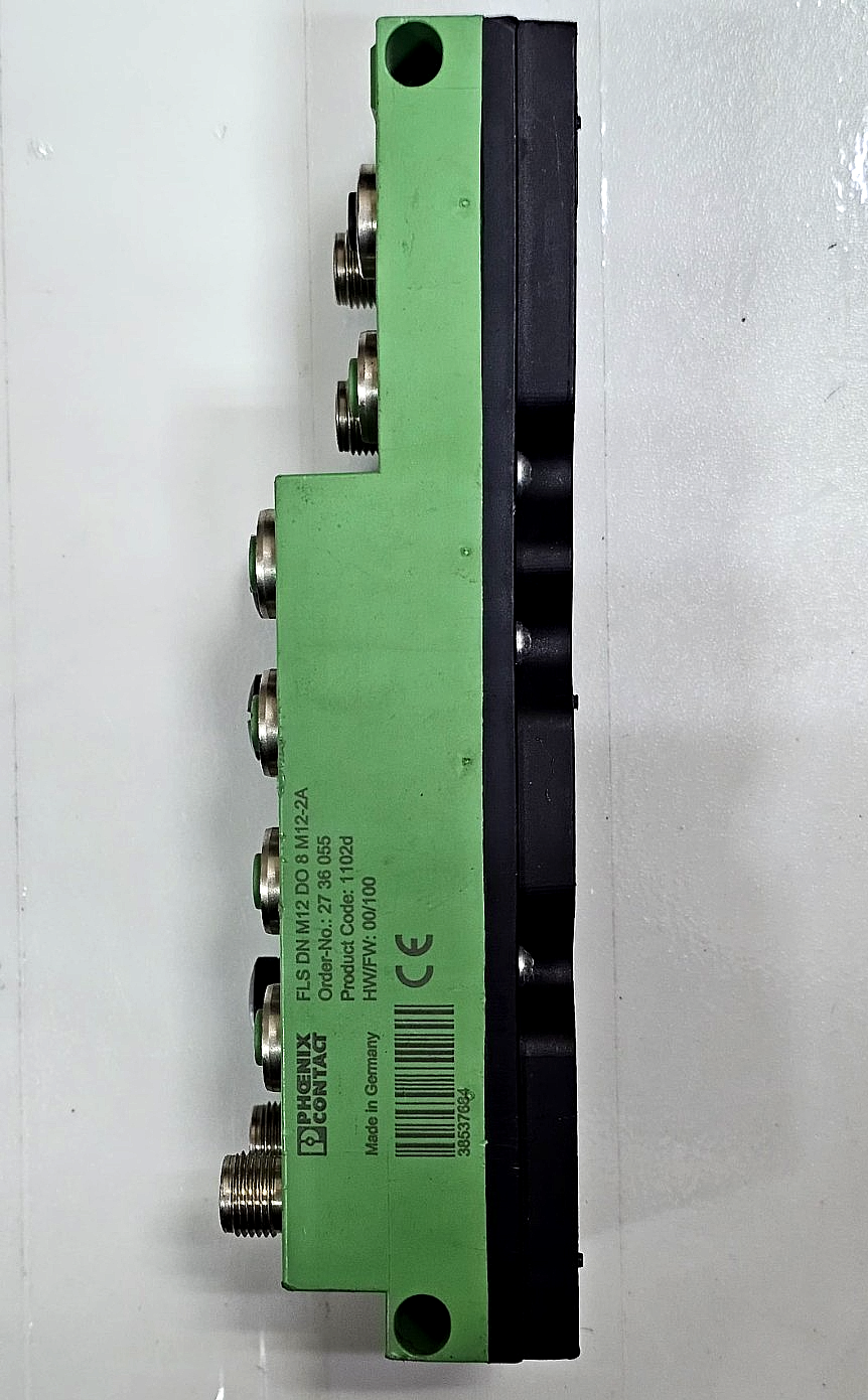 Phoenix Contact |2736055 | FLS DN M12 DO 8 M122A Output Module |Made In Germany1