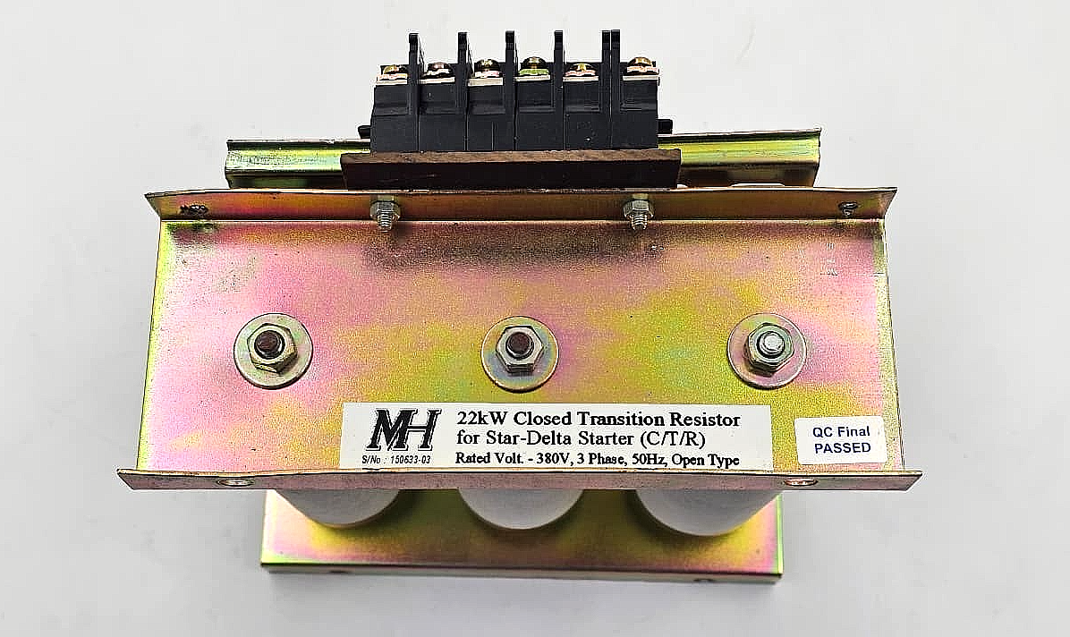 MH 22kW Closed Transition Resistor for Star Delta Motor Starters | 380V1