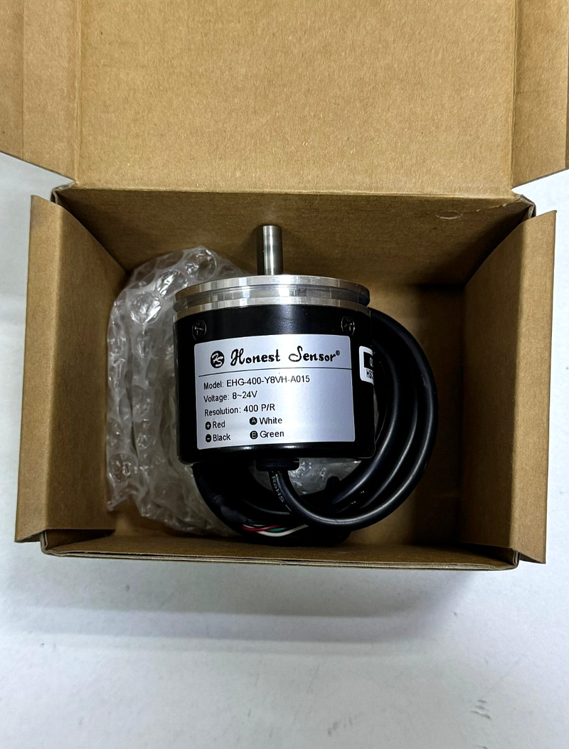 Honest Sensor |EHG‑400‑Y8VH‑A015 | Incremental Rotary Encoder | 400 P/R | 8–24 V0