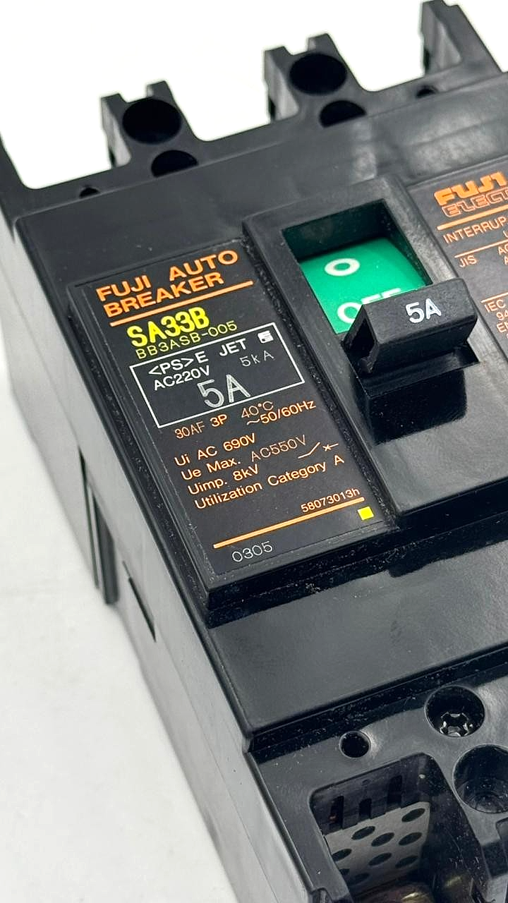 Fuji Electric SA33B Auto Breaker 5A | Made in Japan ( 1 Pcs )2