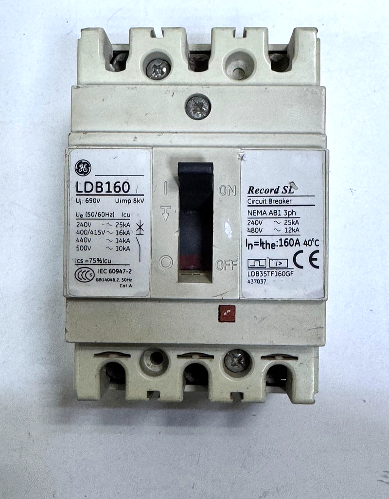 GE | LDB160 | Record SL Circuit Breaker | 160A | Free Shipping0