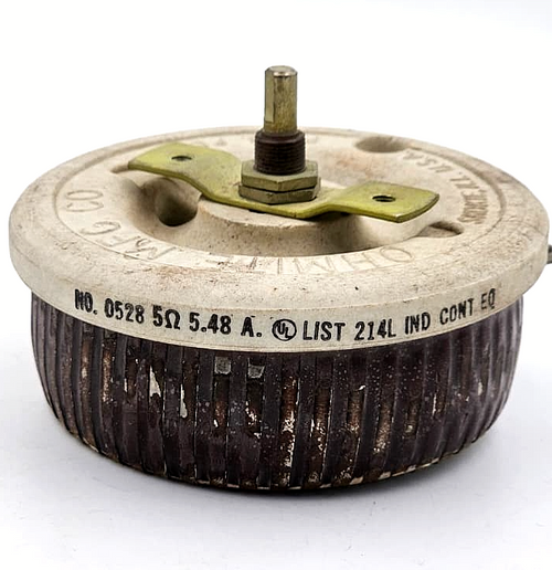 (1 Piece) Ohmite Rheostat 0528 | 5 Ohm 5.48A Variable Resistor | Made in USA1