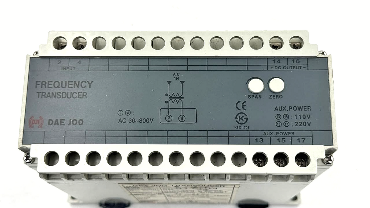 Daejoo DT-F-A1 Frequency Transducer | AC 110/220V - saleem al tamimi electric equipment trading co llc-UAE