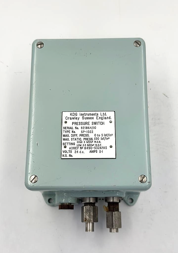 KDG SP1022 Pressure Switch | Made in UK0