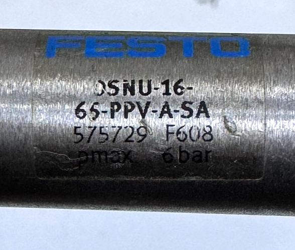 FESTO | DSNU1665PPVASA | Pneumatic Cylinder – 575729 F608 | Pmax 6 bar3