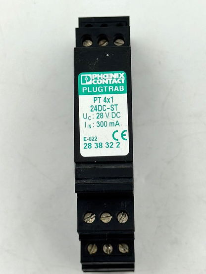 Phoenix Contact PLUGTRAB PT 4x124DCST Surge Protection Plug | 24V DC | 28383221