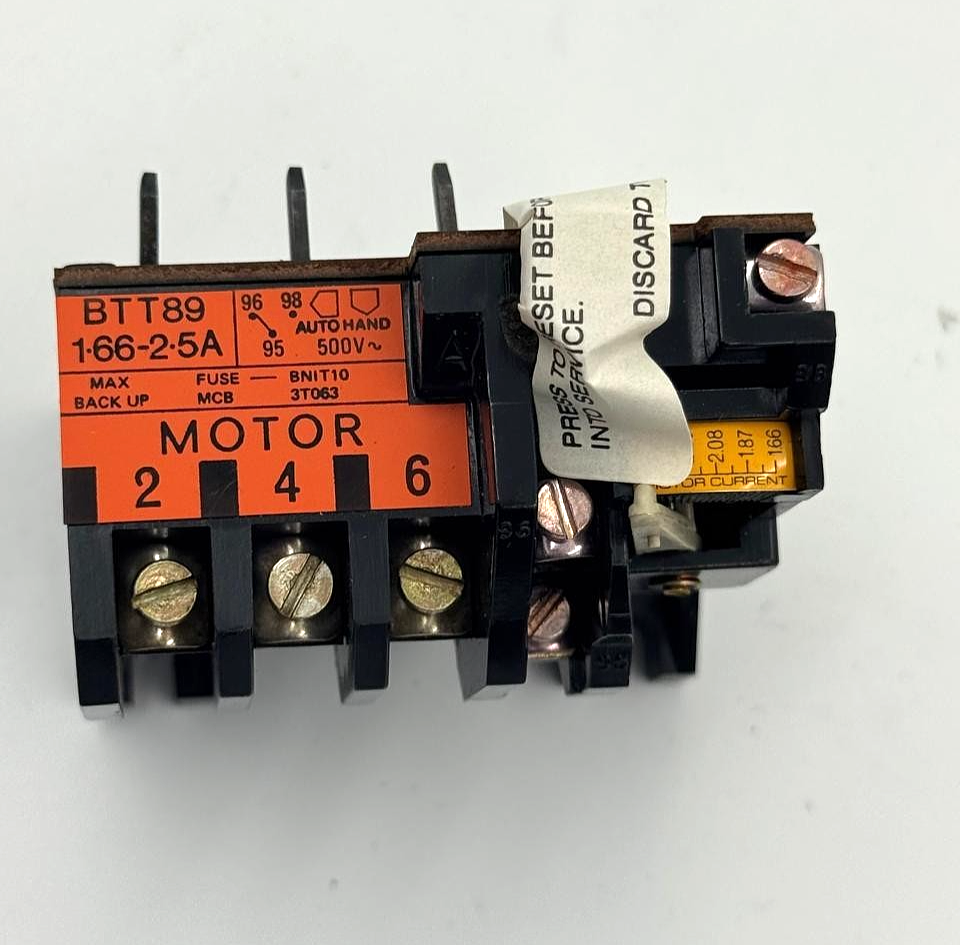 Bill | BTT89 | Overload Relay | Made in UK2