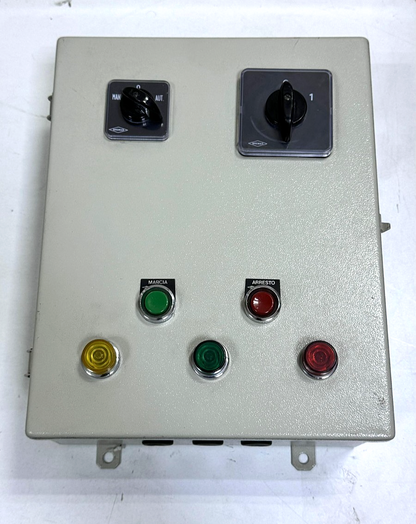 ELMA | Manual/Auto Motor Control Panel Box | Start & Stop Buttons1