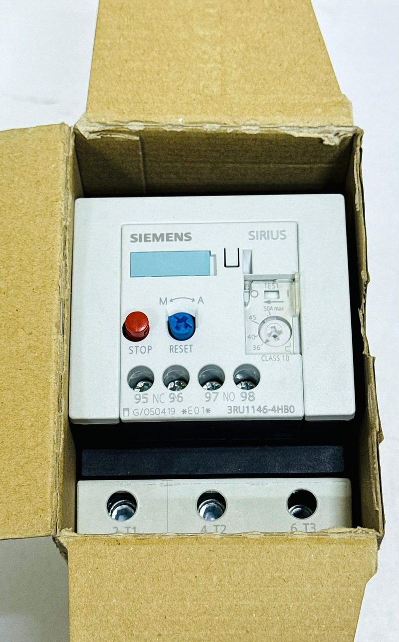 Siemens SIRIUS | 3RU11464HB0 | Overload Relay | 50A – Made in Germany0