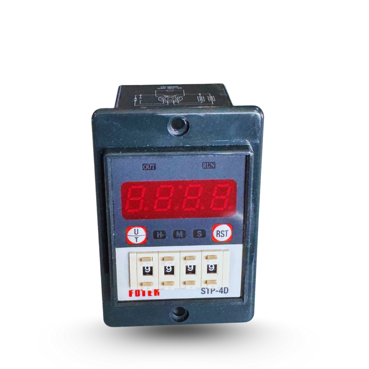 Fotek STP4D Digital Relay Timer – 4Digit Display, Wide Voltage Ranger0