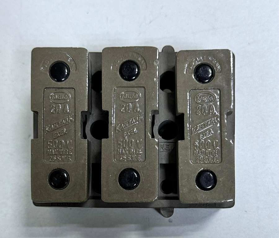 MEM Kantark Exel | B549/2 | 20A | Fuse Carrier Set | 500V | UK  Made1