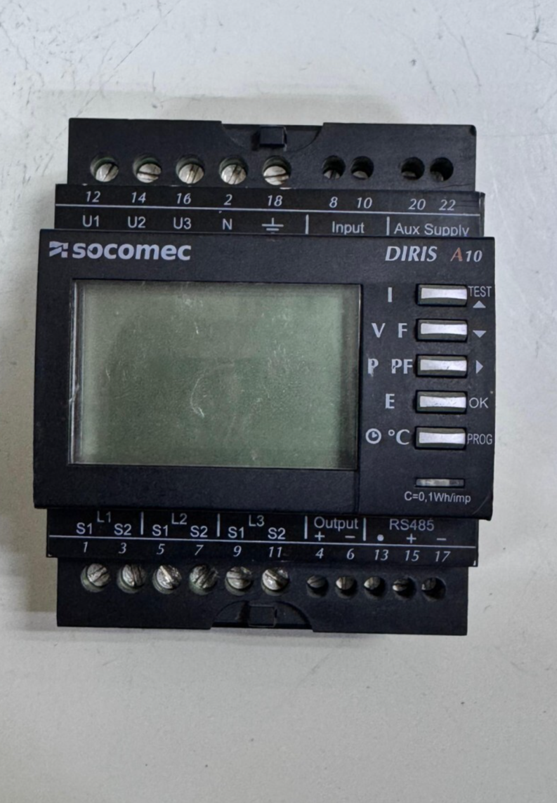 Socomec DIRIS A10 Power Monitoring Unit – RS485 Modbus, 200277V AC,0
