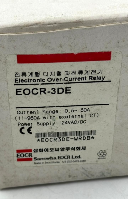Samwha EOCR3DE24 Electronic Overcurrent Relay 0.560A ( 1 pcs )8