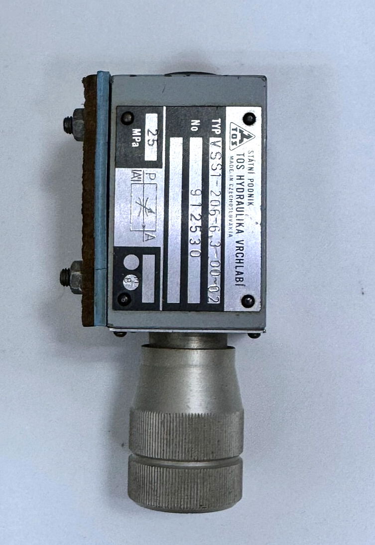 TOS Hydraulika VSS1206630002 Hydraulic Valve – 25 MPa | Made in Czechoslova0