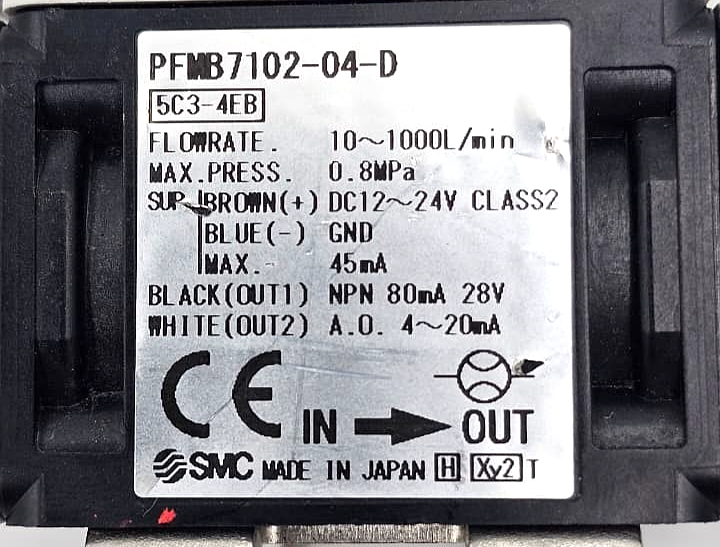 SMC PFMB710204D Digital Flow Switch | Made in Japan3