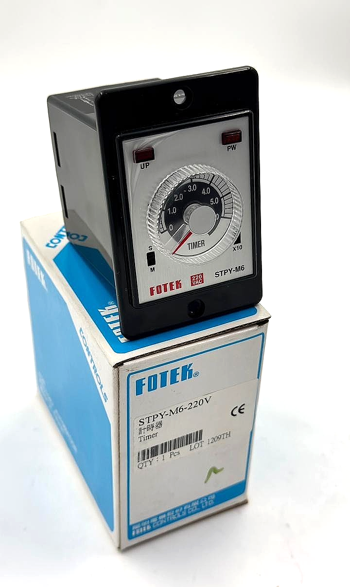 Fotek STPYM6220V Industrial Timer Relay | 220 VAC| Made in Taiwan0