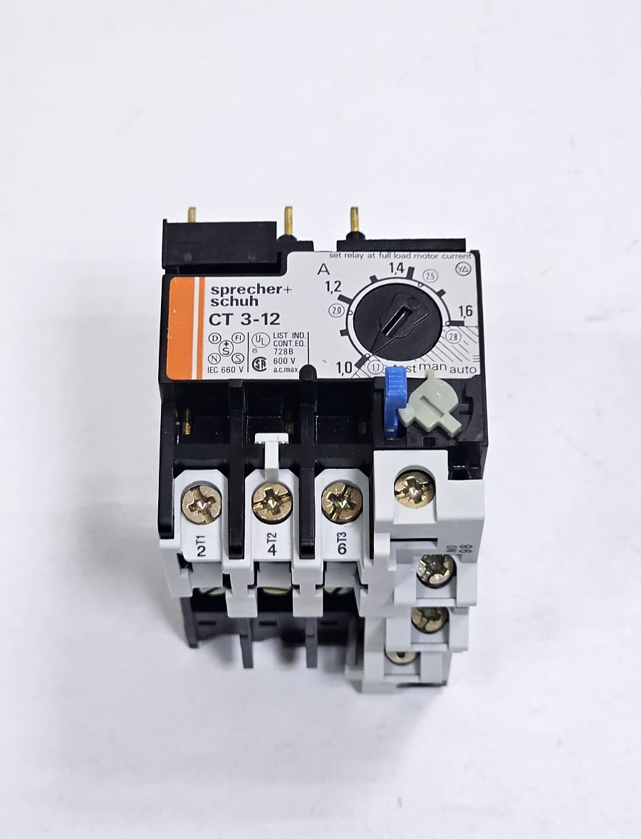 Sprecher+Schuh | CT312 | Thermal Overload Relay | 1.6 A660 V  (1 pieces)2
