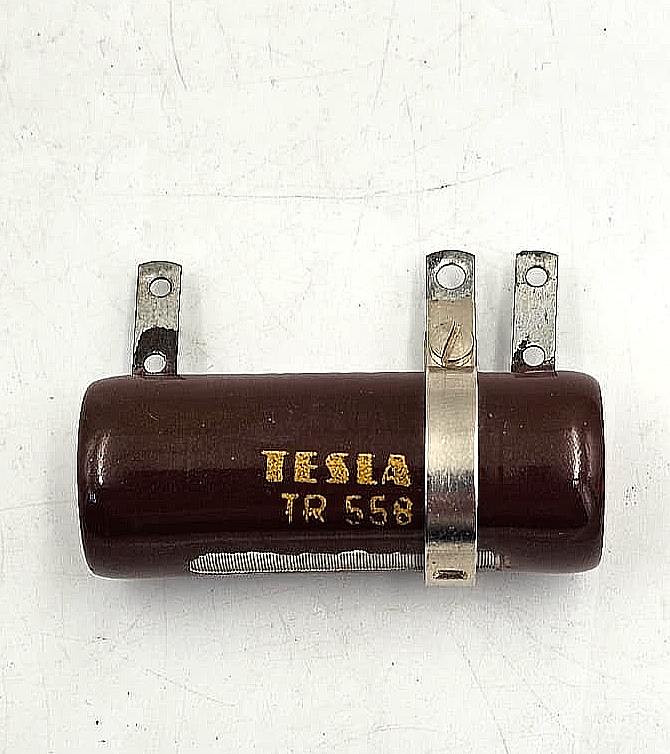 Tesla TR 558 Wirewound Resistor 25 Watt ( 1 pcs )0
