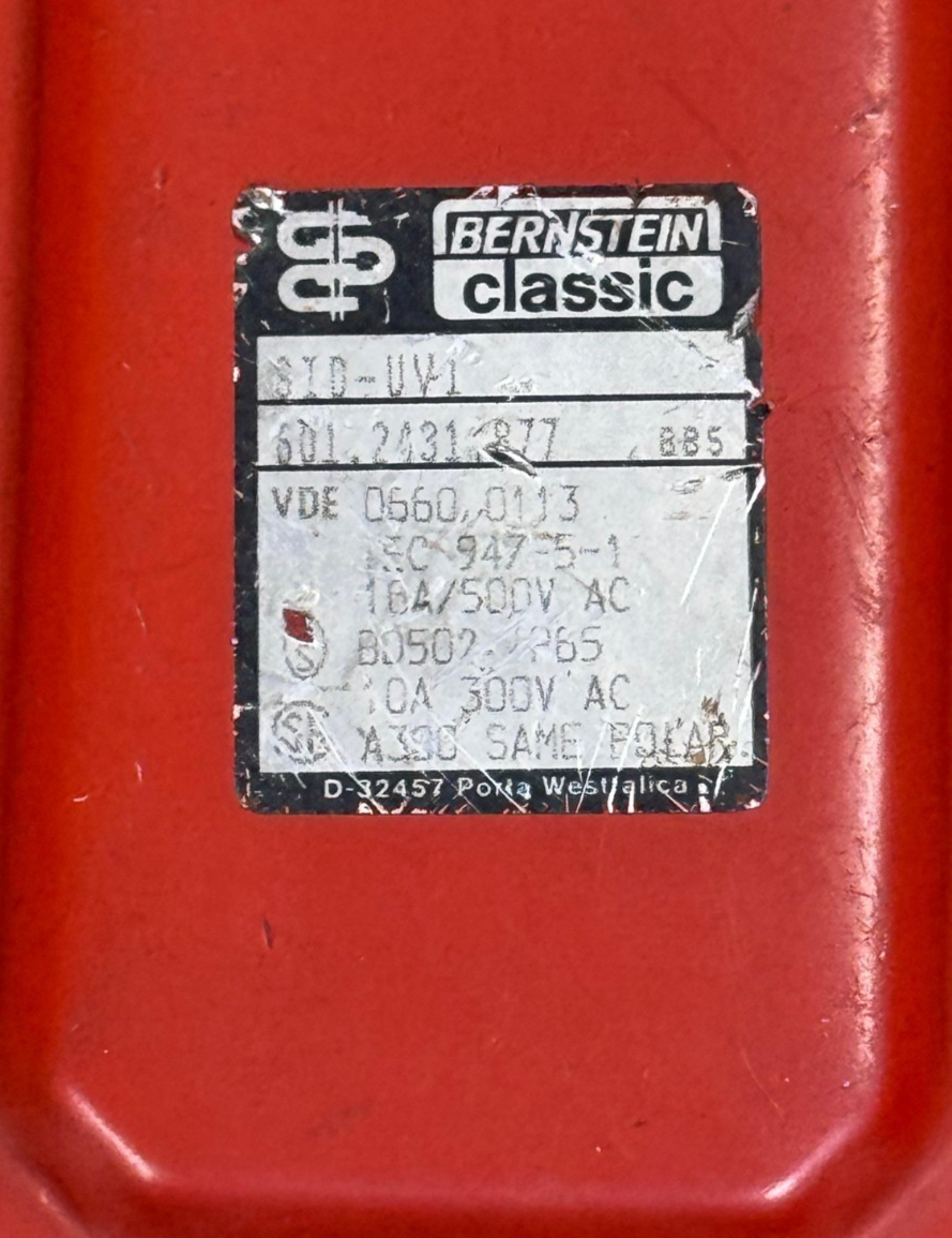 BERNSTEIN Classic | SIDUV1 | Rope Pull Switch | 601.2431.8772