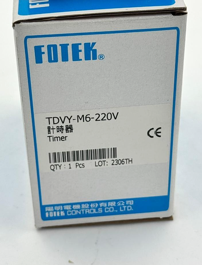 Fotek TDVYM6220V Twin Timer Relay | 220VAC | Made in Taiwan7