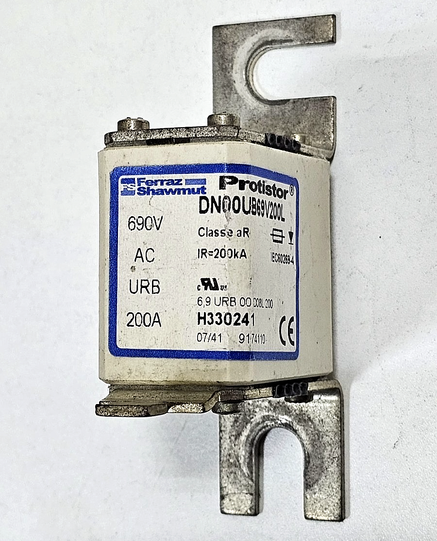 Ferraz Shawmut | DN00UB69V200L | Protistor Fuse | 200A 690V AC0