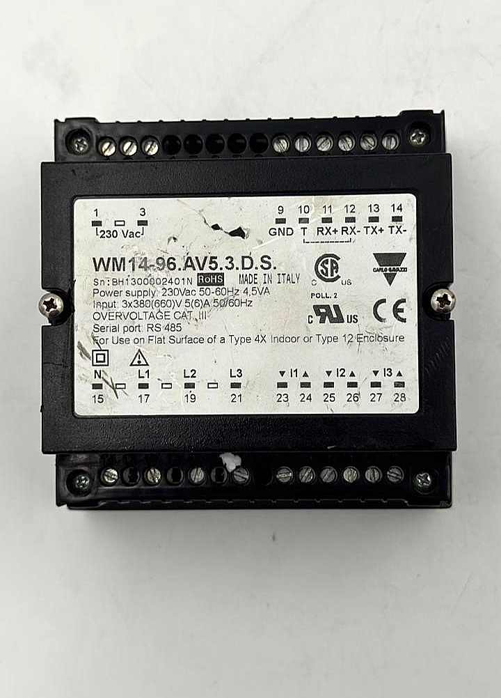 Carlo Gavazzi WM1496.AV5.3.D.S Power Analyzer | Made in Italy ( 1 Pcs )2