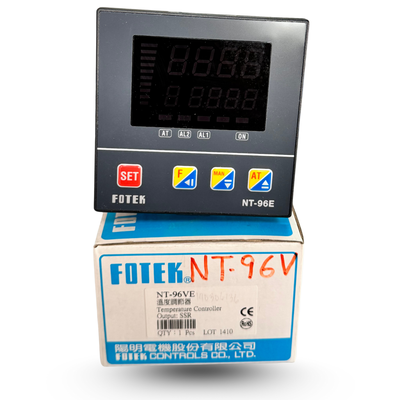 NT96VE Digital Temperature Controller with SSR Output, Thermocouple/CT Inputs,3