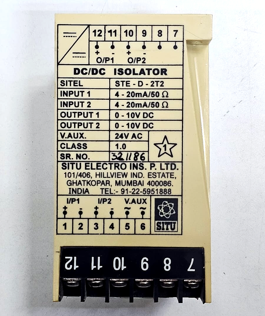 SITU | ED 7060 | Dual Isolator DC | Input/ Output | Made in India3