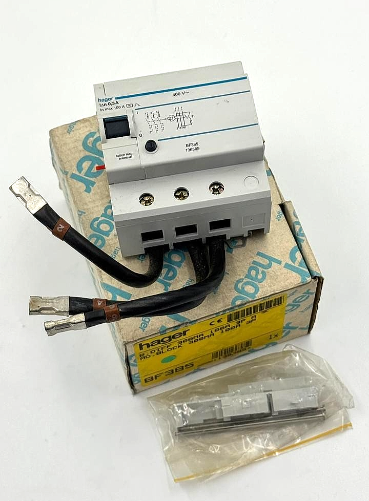 Hager BF385 RCCB | 100A | Made in France0