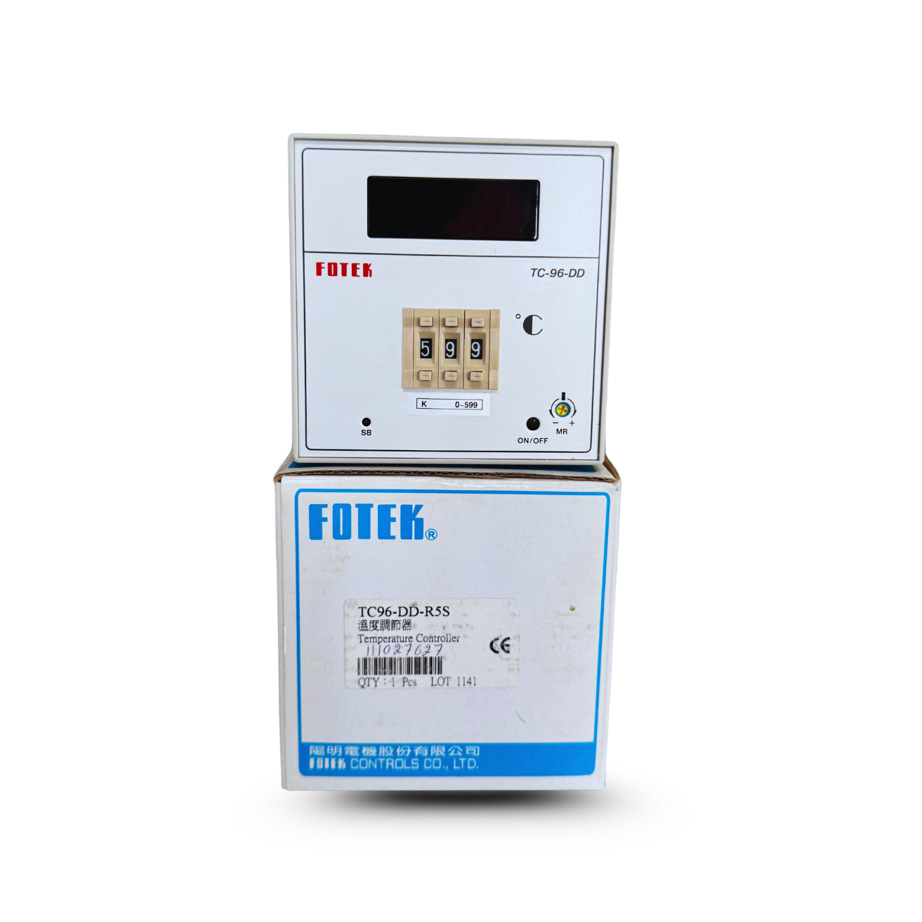 Fotek TC96DDR5S Temperature Controller | K, 0599 Sensor Compatibility5