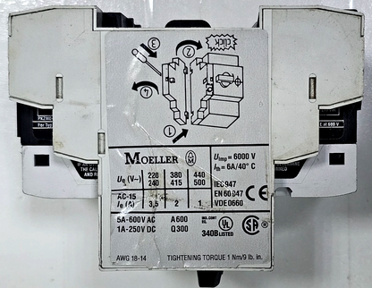 Moeller PKZMO4 Motor Protection | Circuit Breaker | 4A3